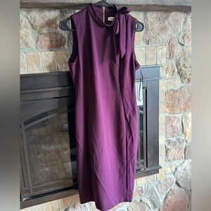 NWT: Calvin Klein deep purple Dress
